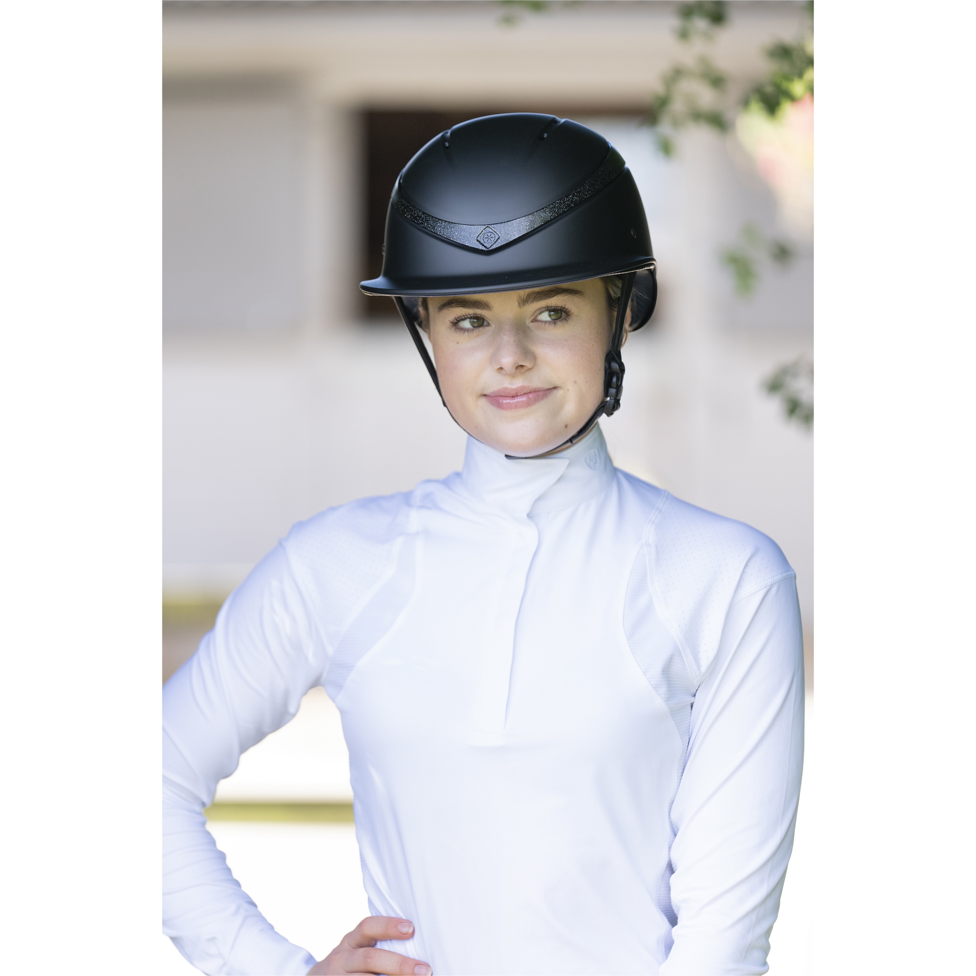 Charles Owen This Esme x Luna Riding Helmet & Headband - Black